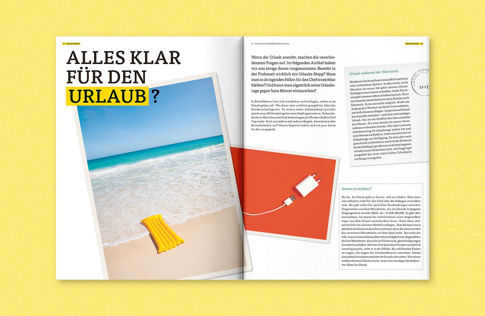 A – Das ARAG Kundenmagazin